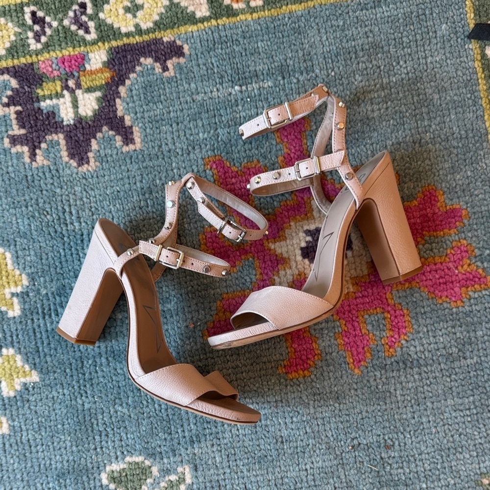Elegant Nude Strappy Heels